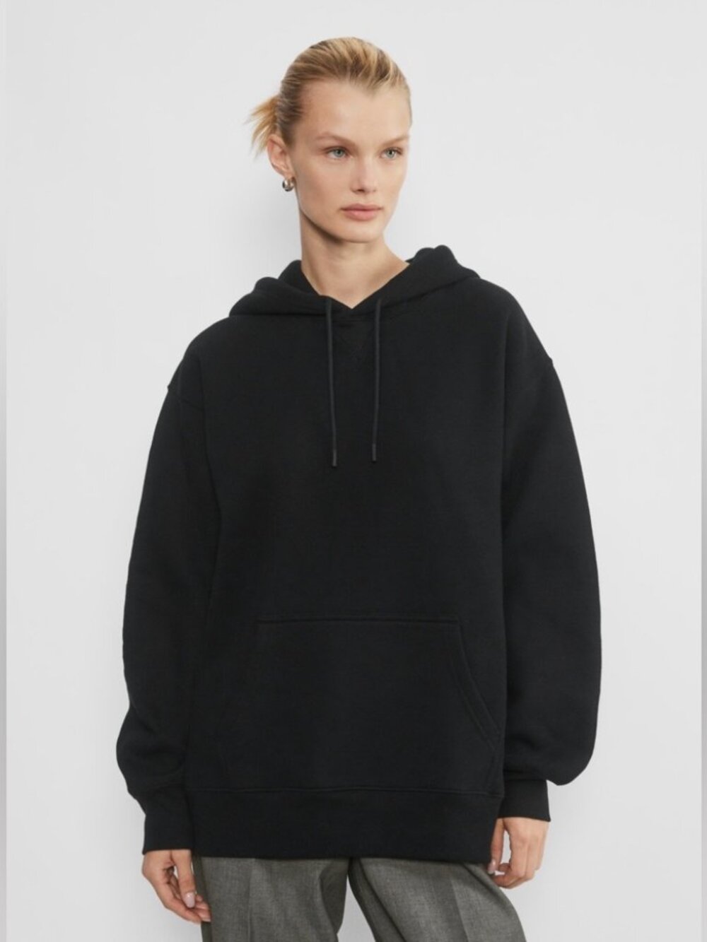 Aritzia TNA Cozy AF Sweatshirt Loungewear Hoodie Black Size 2